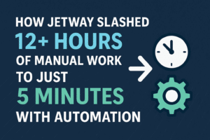 From 12 Hours to 5 Minutes Per Week Jetway Security’s Automation Success Story